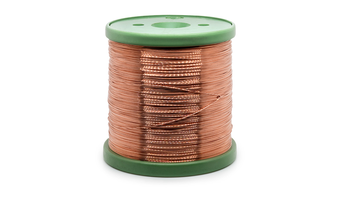 Fil de fer, cuivre, Ø 0,5 mm, bobine, 1 kg