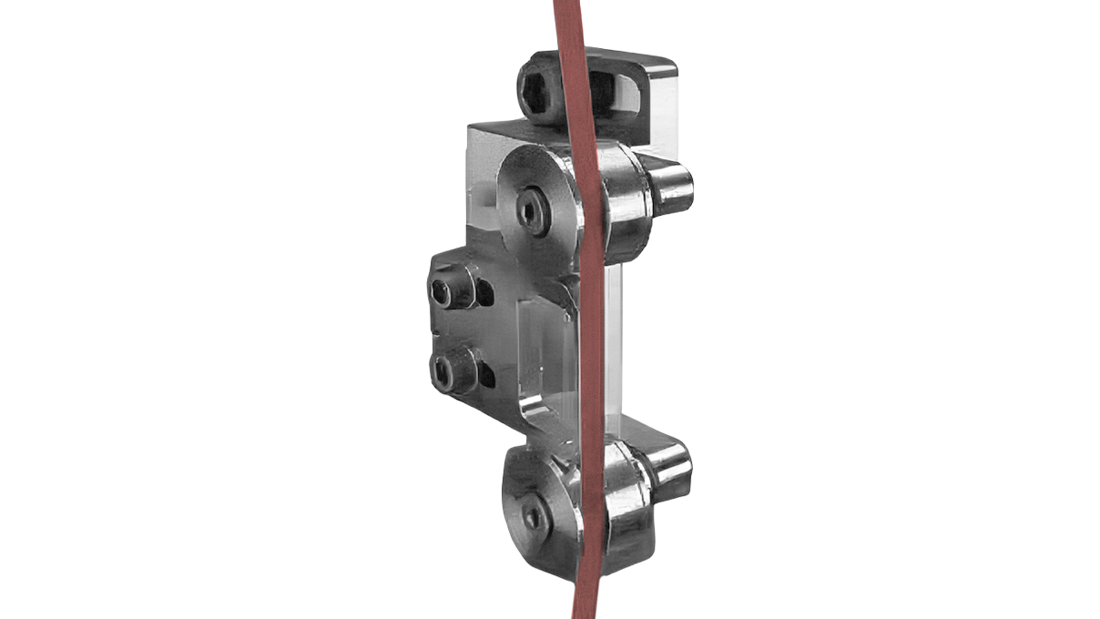 Micromecalp Fine Belt System, accessoire pour système de ponçage à bande, pour bandes étroites de 6 mm à 10 mm de largeur
