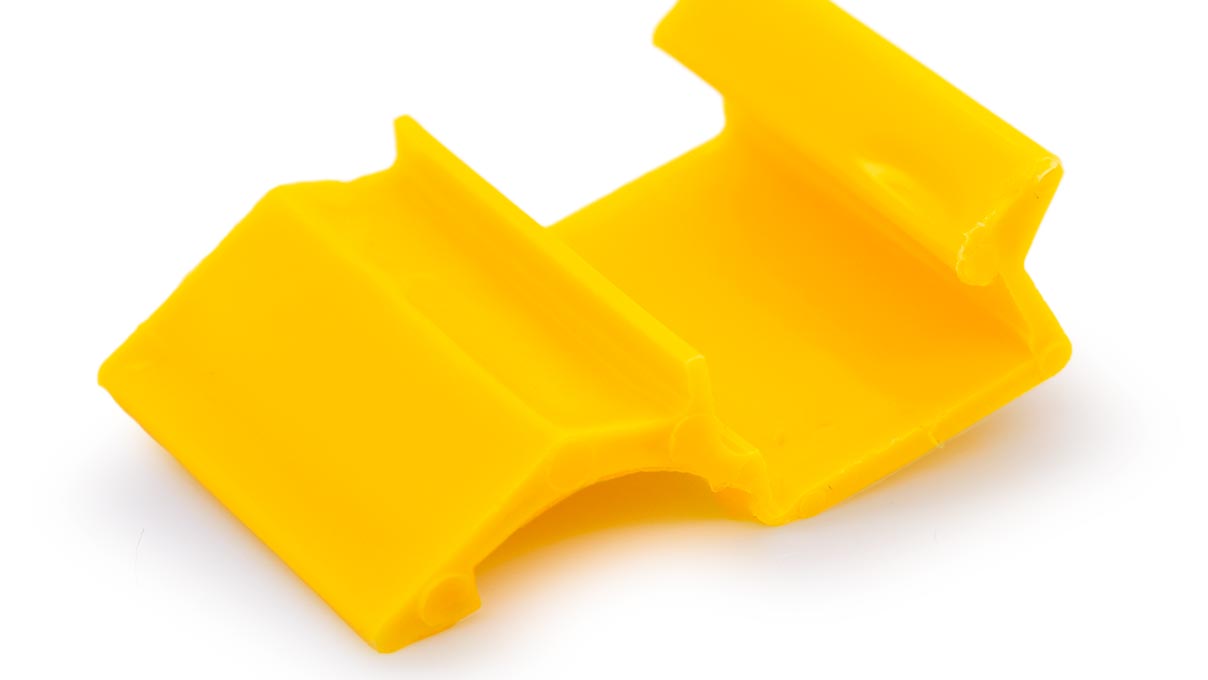 Crochets de fermeture pour boîtes à membranes, jaune, 100 pièces