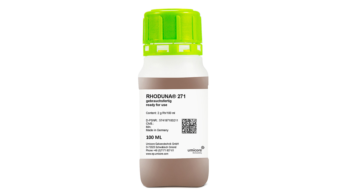 Rhoduna 271, rhodium galvanisation au stylo, 100 ml