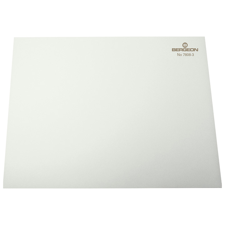 Bergeon 7808-B-01 sous-main, antidérapant, 320 x 240 mm, blanc