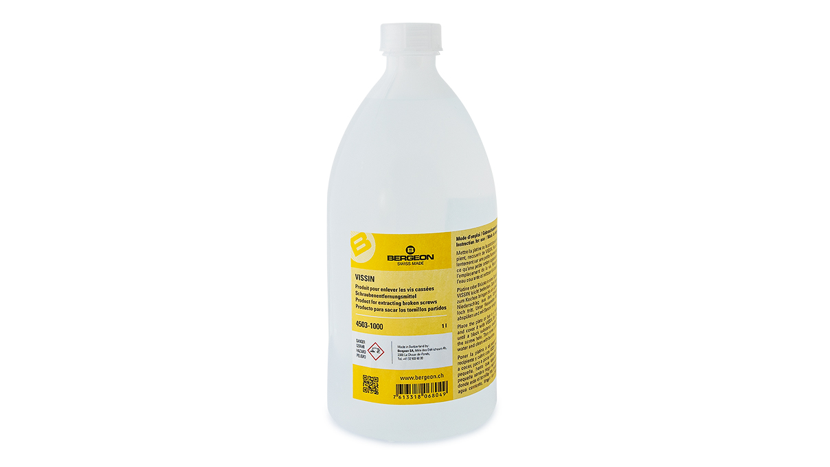 Bergeon 4503-1000 Vissin Produit pour l’extraction des vis, 1000 ml