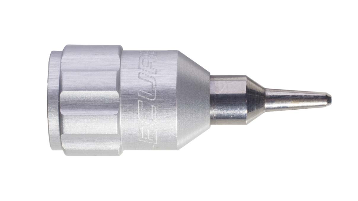 Lecureux tête de tournevis Screw-On pour lames de 34 mm, Ø 1,8 mm, gris