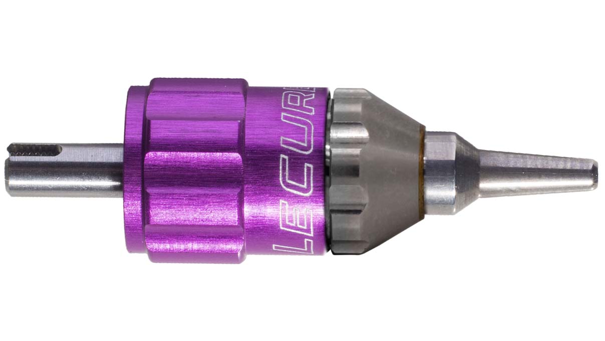 Lecureux tête de tournevis Screw-On, réglable, Ø 1,4 mm, violet, avec porte-mèche
