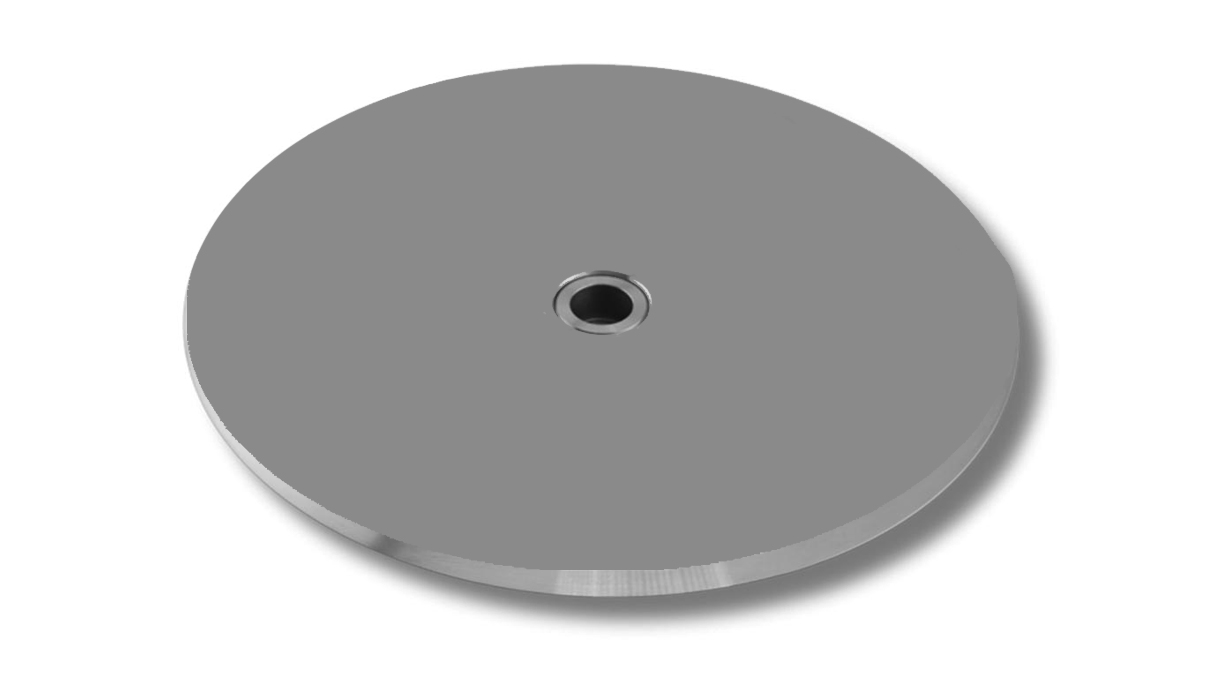 Micromecalp Disque en acier inoxydable, Ø 180 mm