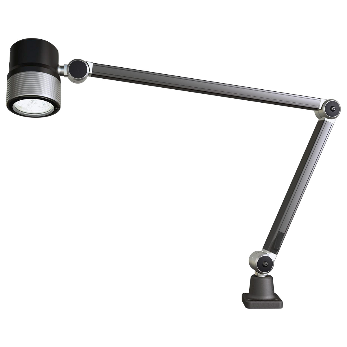 Waldmann Rocia.focus luminaire à bras, noir, 5000 K, angle de rayonnement 10°, 8 W