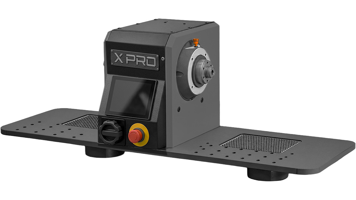 Micromecalp XPro2 Touch Machine de finition à configuration flexible pour la remise en état des montres,
logement bilatéral pour outils d'usinage, 230 V