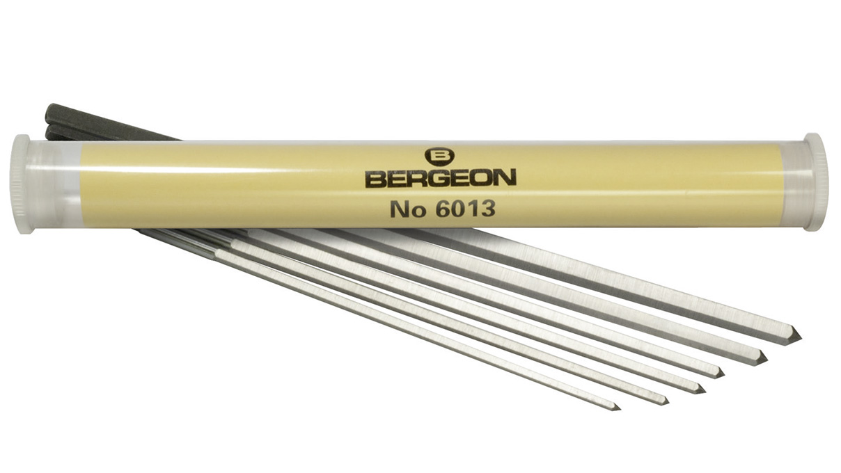 Bergeon 6013 équarrissoirs, modelos grandes, Ø 2,69 – 5,97 mm, assortiment