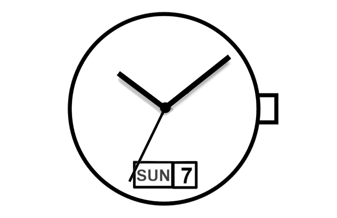 Mvt. Miyota 2105 10 1/2''' DAY/DATE6 SC Quartz (377 | SR626SW)