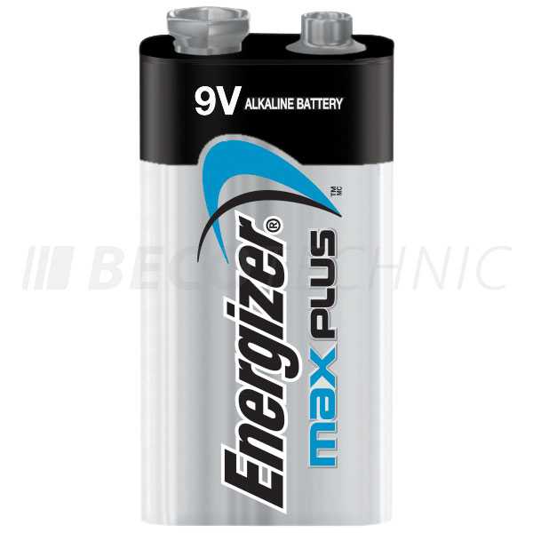 Energizer Max Plus 9 V pile 6LR61, 6LR61, 522, GP1604A, 6LF22