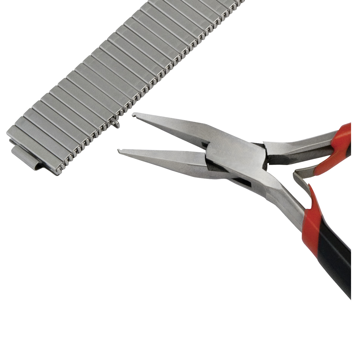 Pince pour raccourcir des bracelets de tension métallique