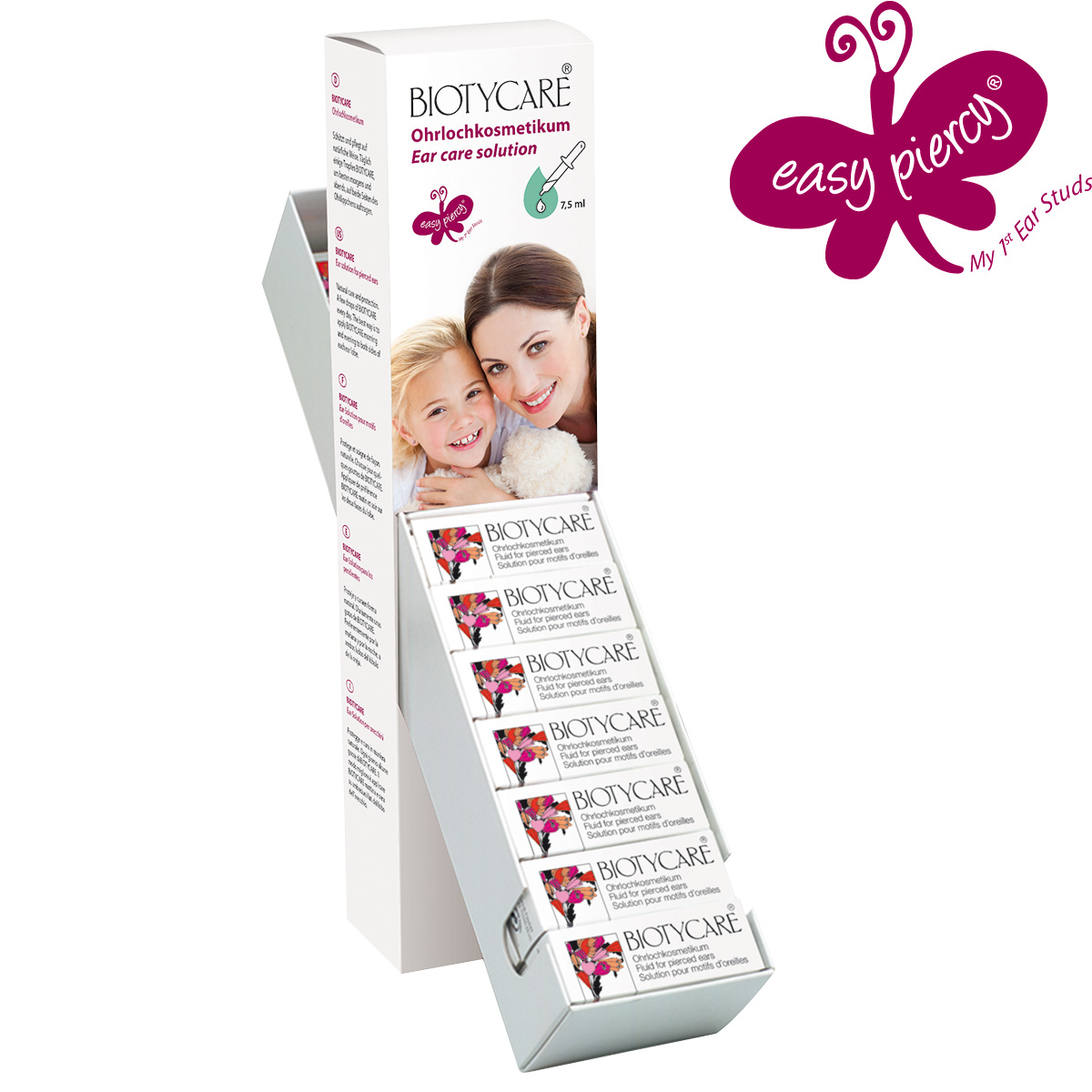 Easy Piercy produit de beauté pour les oreilles percées Biotycare 7,5 ml