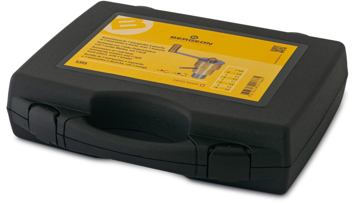 Bergeon 5355 Assortiment de estrapades pour ressorts Nivaflex et autres qualités d'acier