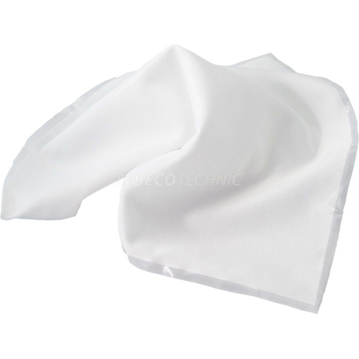 Tissu de nettoyage de salle blanche, 100 % polyester, bout de la bordure scellé thermal 150 piéces 23 x 23 cm