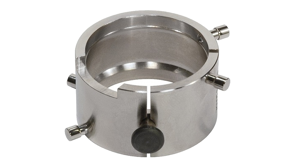 Bergeon 5914-7750, Porte-pièce, Réversible, Spécifique au calibre, Laiton, nickelé, 13 1/4'''