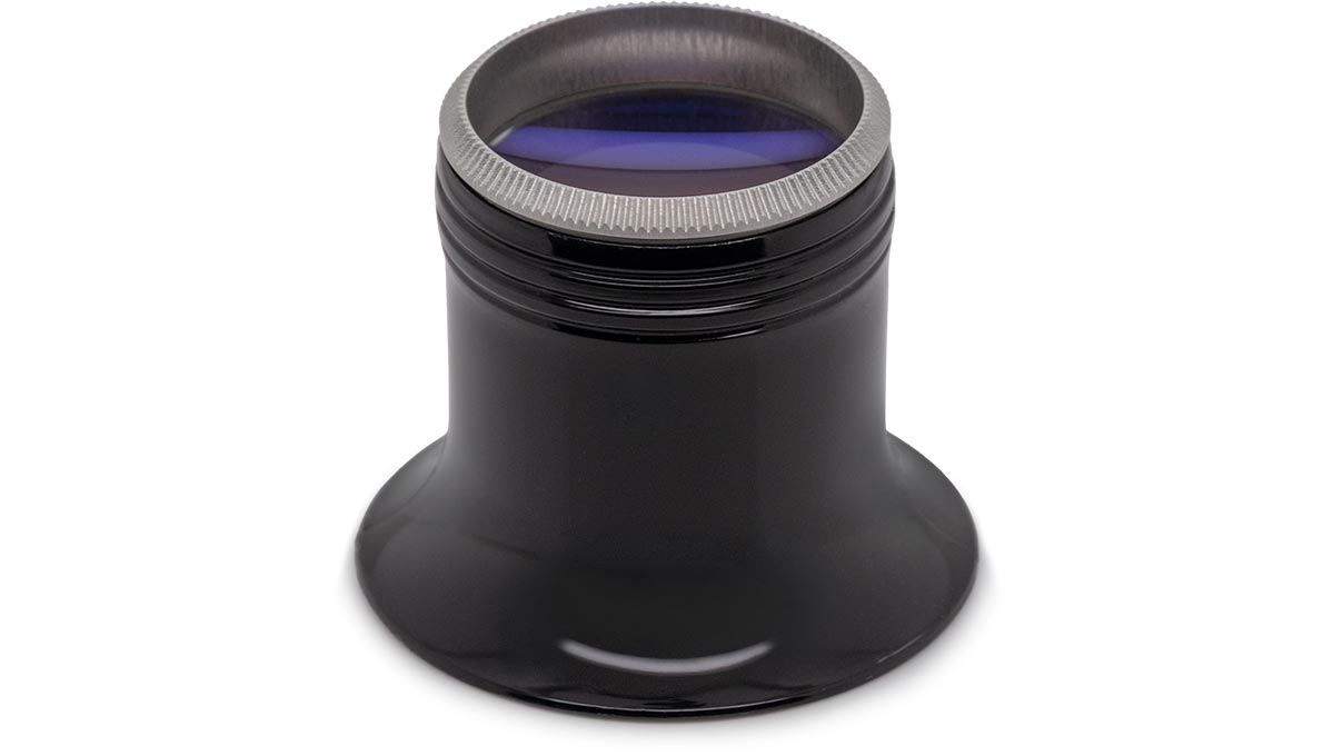 Asco Loupe d'horloger type H2, grossissement 14x, noir