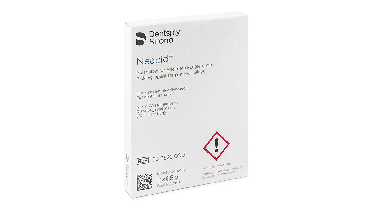Agent de décapage Neacid pour alliages de métaux précieux, 2 x 65 g