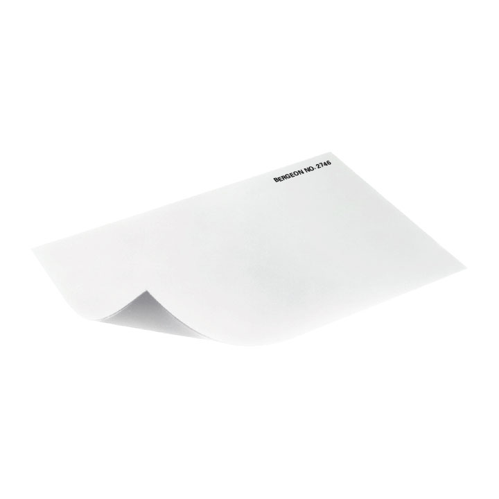 Bergeon 5808-B-01 sous-main, autocollant, structurée, blanc