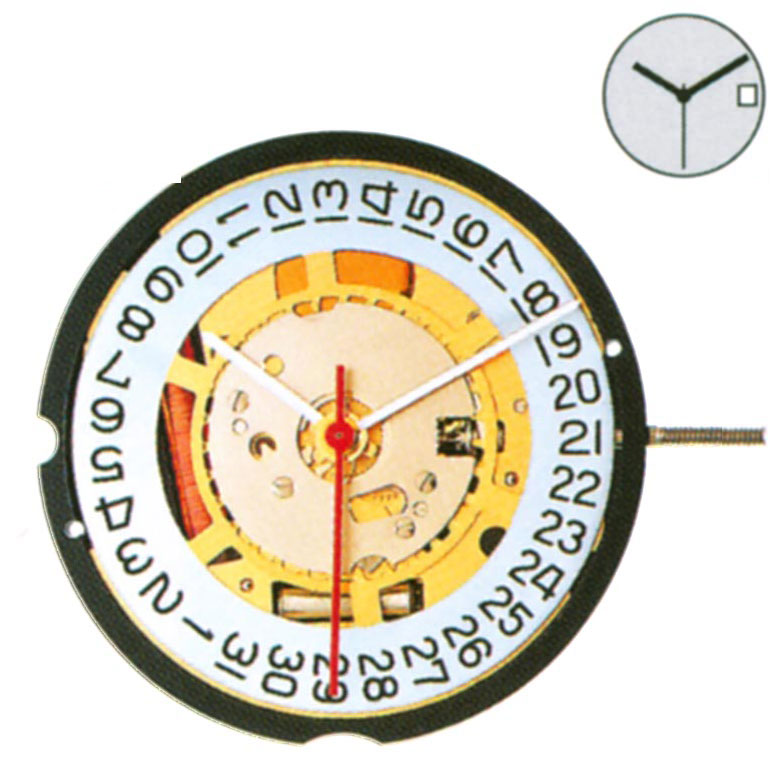 Mvt. Ronda 715 H2 11 1/2''' DATE3 SC Quartz (371 | SR920SW)