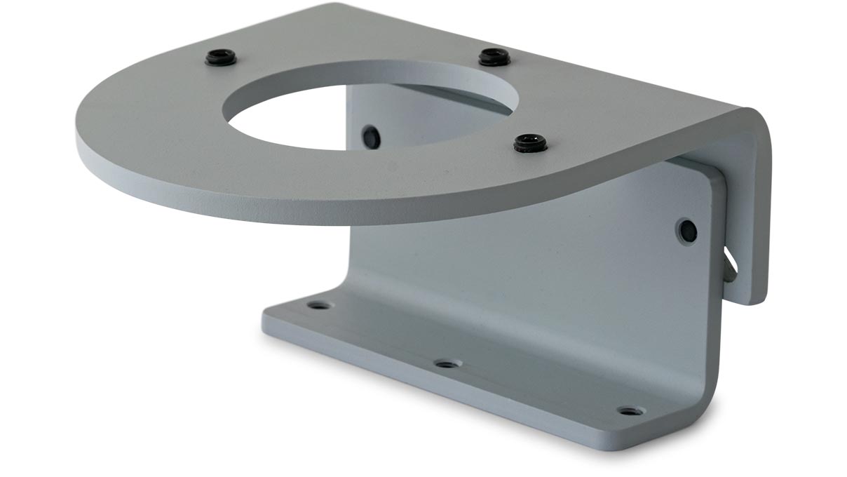 Pince de platine pour fixer les corps de microscopes avec plaque à visser sur des platines d'une épaisseur
maximale de 66 mm