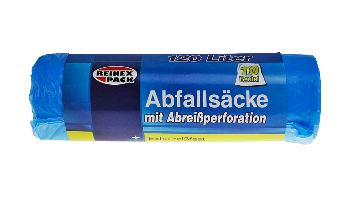 Reinex Pack sacs à déchets, 120 l