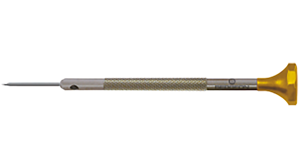 Bergeon 30081-070 Tournevis acier inox 0.70 mm, tête ergonomique en matière synthétique POM
autolubrifiant