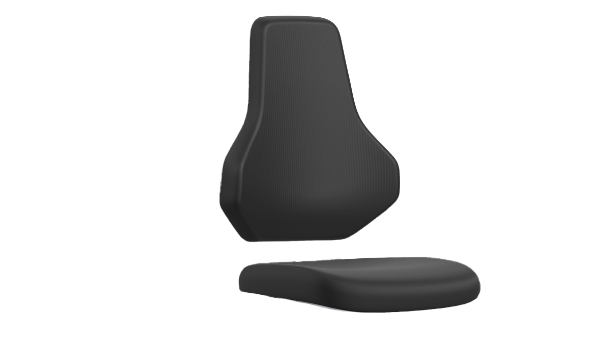 Bimos Elément de rembourrage Supertec pour siège de travail Texon, noir