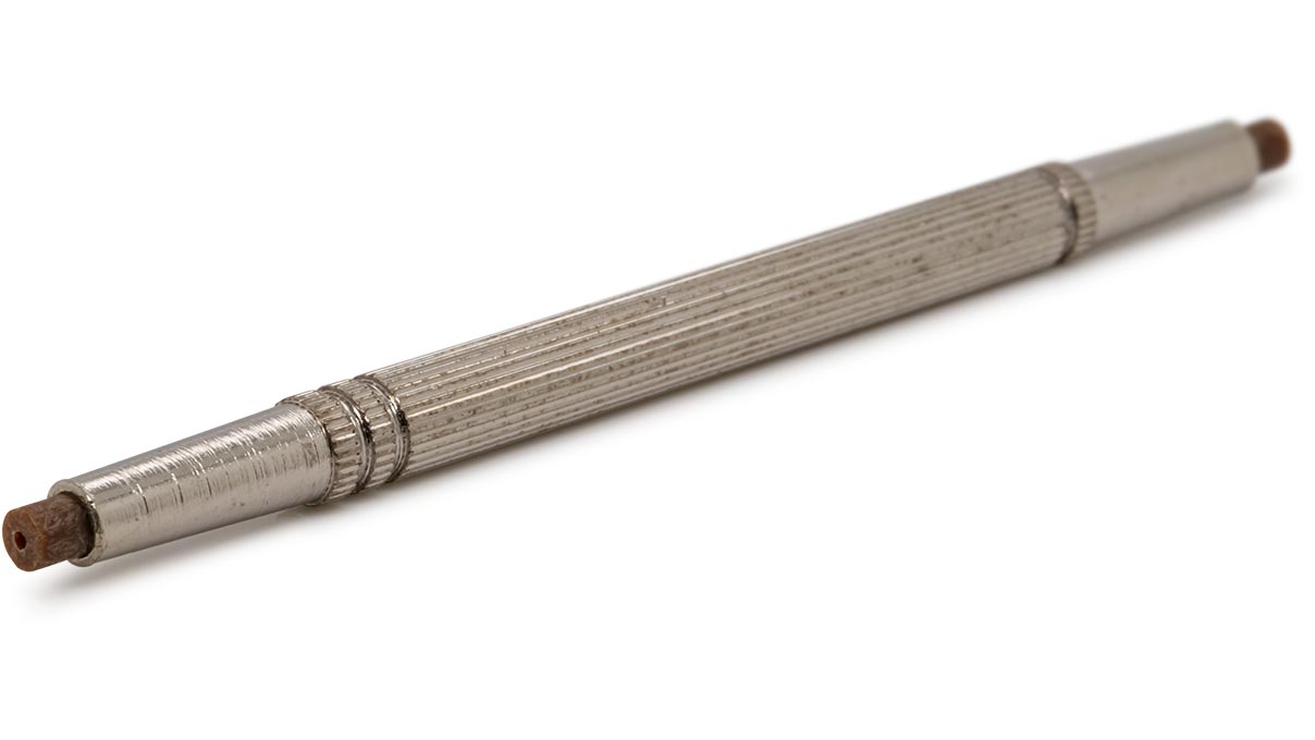 Outil à poser les aiguilles avec 2 pointes en plastique 0,5 et 1 mm, longueur 95 mm