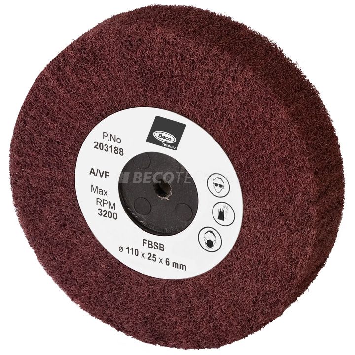 Satiflex disque abrasif très fin Ø 110 x 25 x 6 mm, aluminum oxide