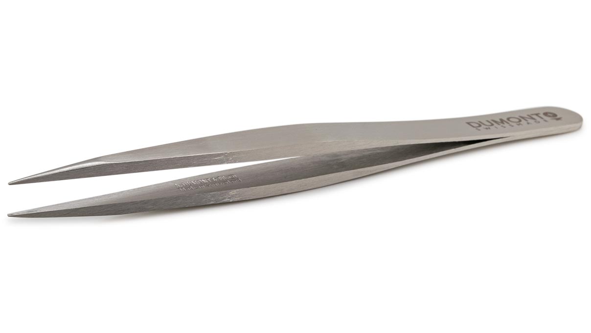 Dumont brucelles, Forme 00, Inox 02, 115 mm