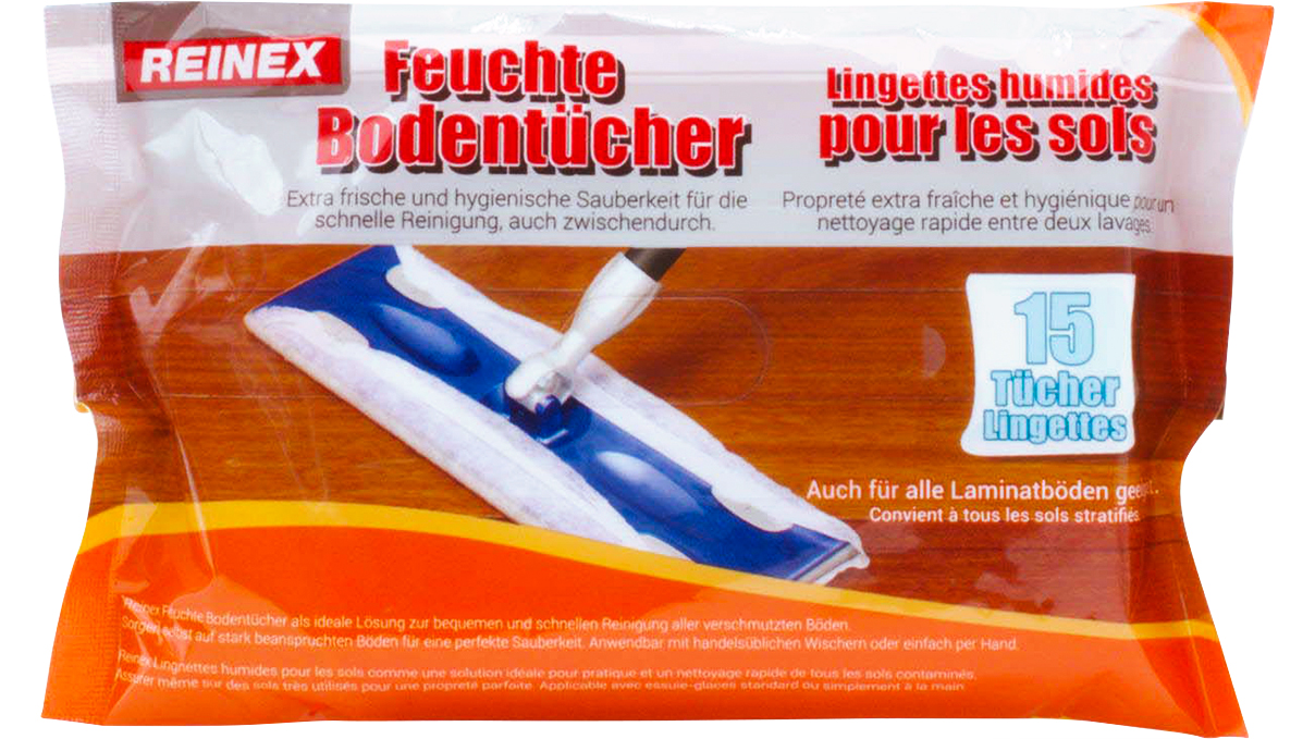 Reinex lingettes humides pour sols