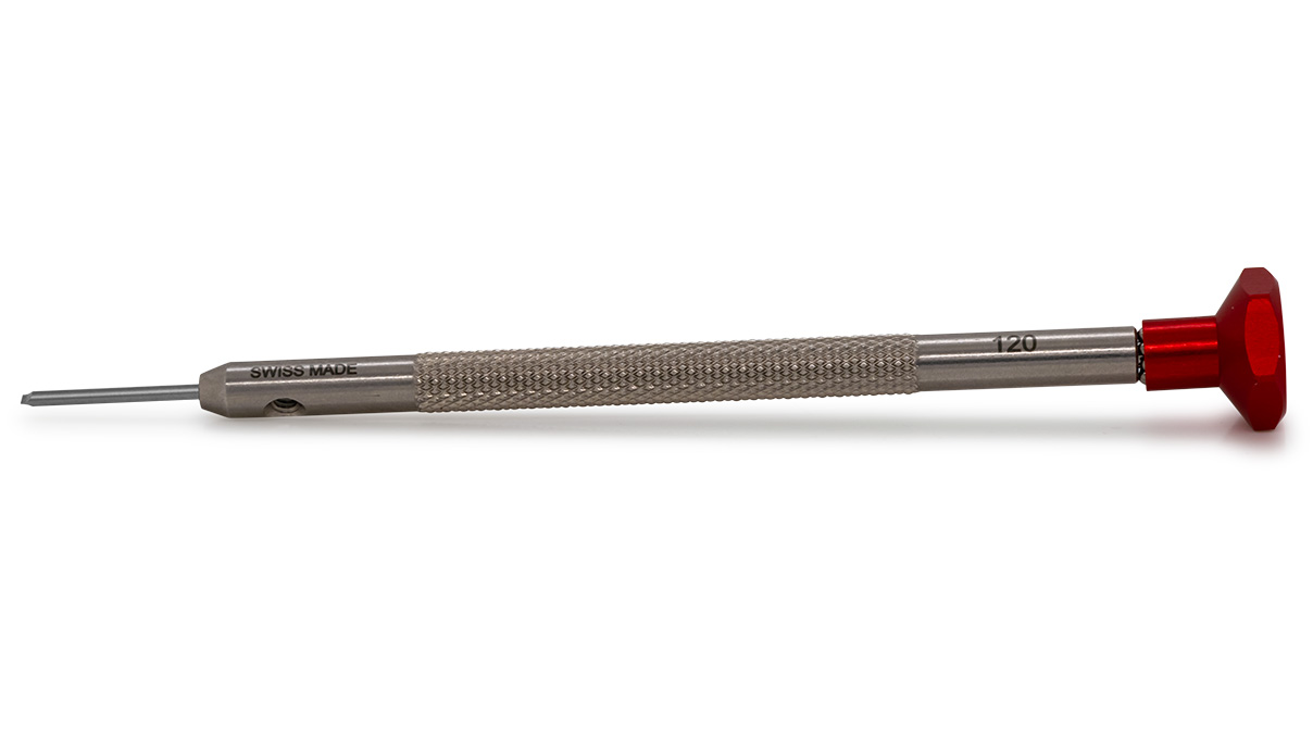 Ergo Tounevis, Fente (T), 1,2 mm, Rouge, Acier inoxydable