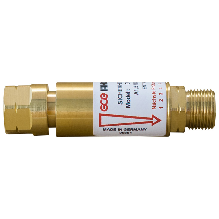 Sécurité contre les contrecoups gaz combustible pour brûleur micro N° 208797