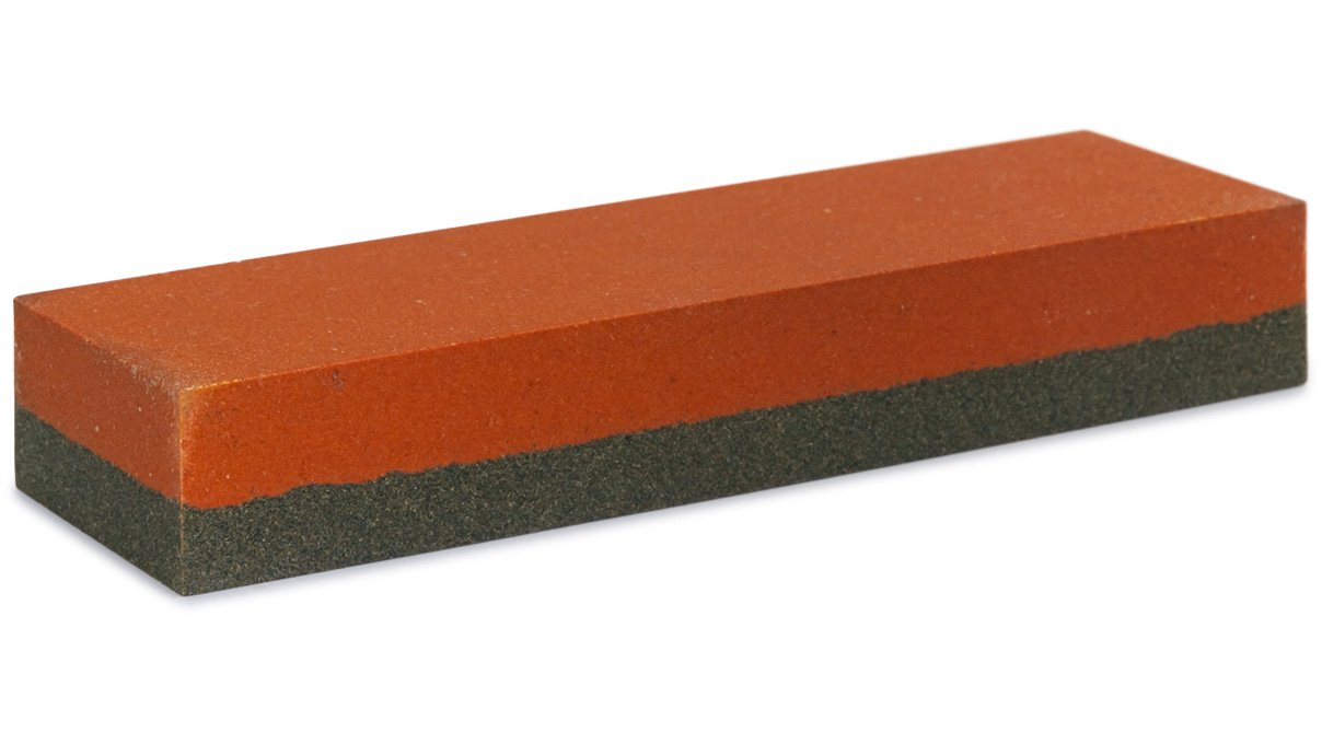 Bergeon 6531-D pierre à aiguiser avec 2 grains, gros et fin, 150 x 50 x 25 mm
