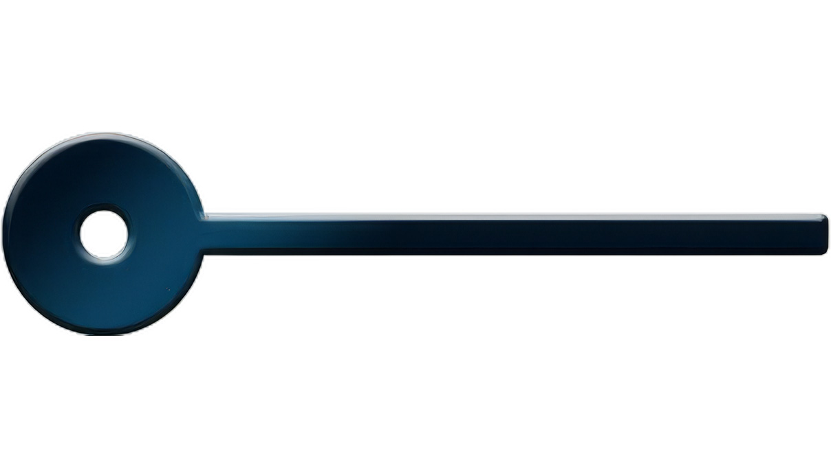 Petite aiguille des secondes (SS), Noir bleuté, Ø 0,24 mm, 5 mm