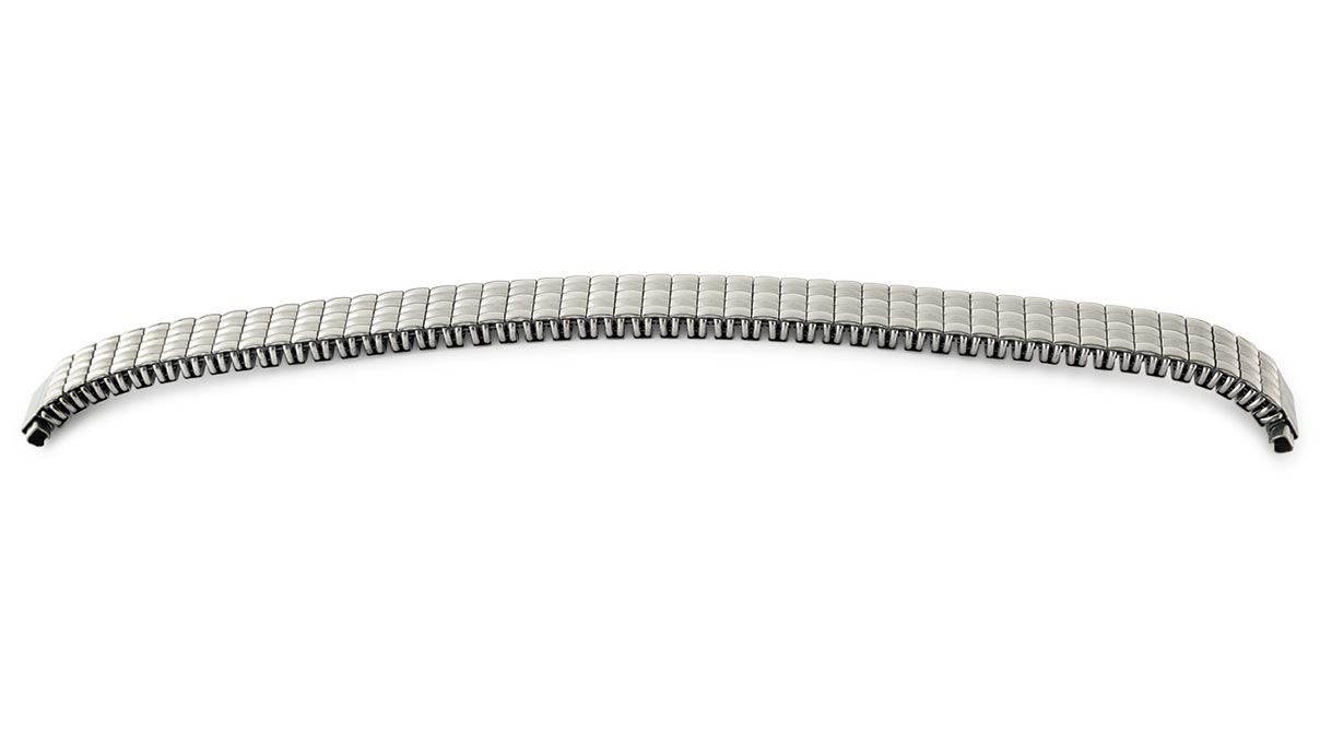 Bracelet de montre Flex, acier inoxydable, largeur 8 mm, cornes 8 - 10 mm, longueur 155 mm
