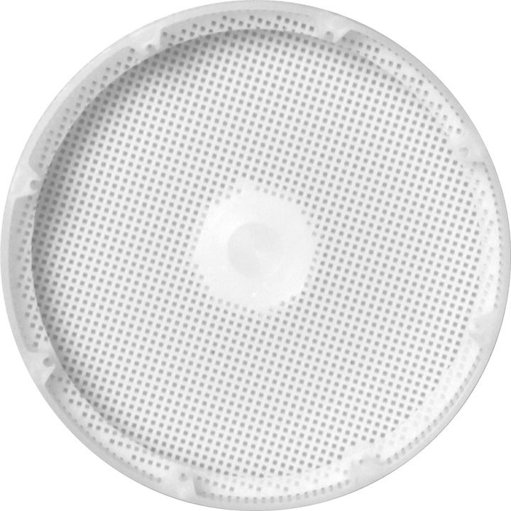 Panier en plastique, hauteur 16 mm (hauteur intérieure 14,5 mm), Ø 80 mm, sans cloison, N° 15897 pour ACS900