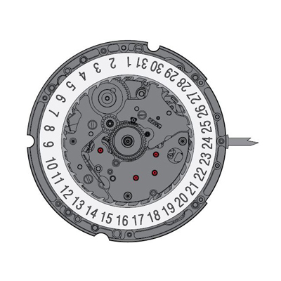 Mvt. ETA 2094  10 1/2''' SC CHRONO DATE4 MECH AUT