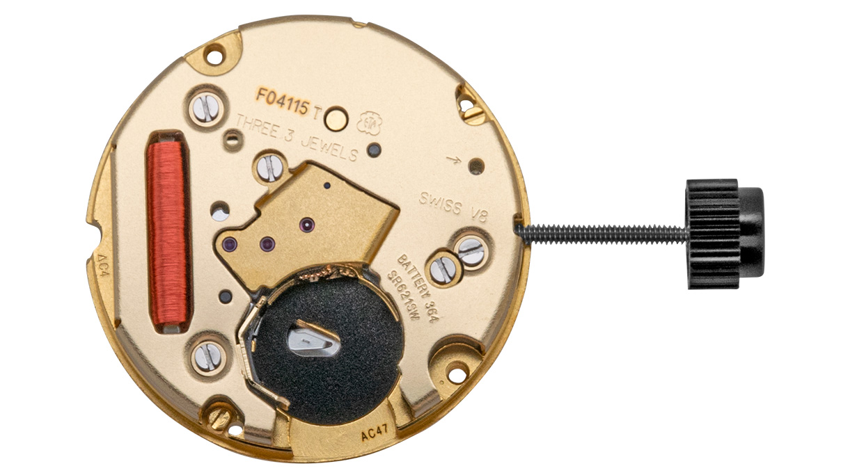 Mvt. ETA F04.115 MH3 8 3/4''' DATE3 SC Quartz (364 | SR621SW) - HeavyDrive