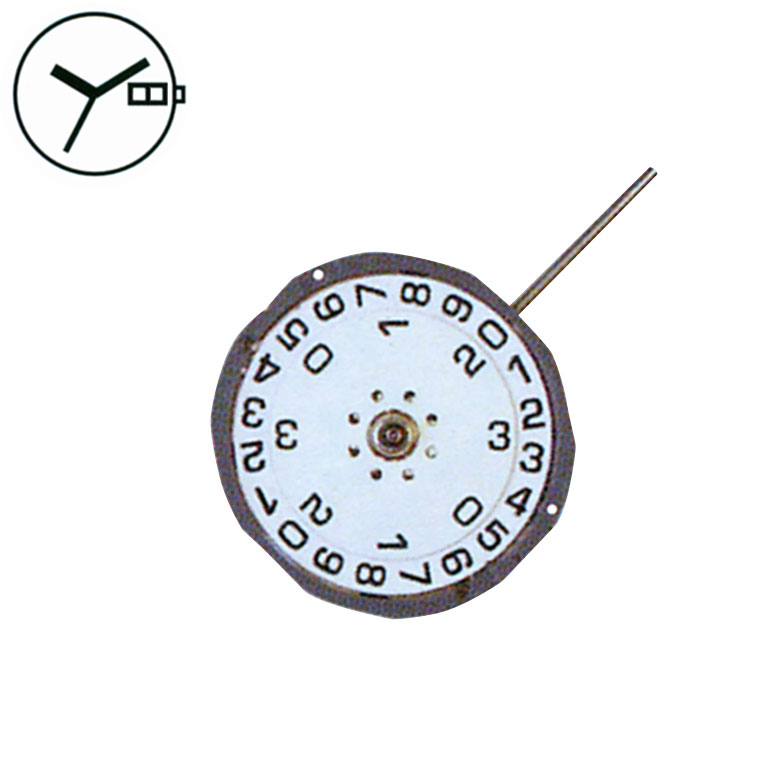 Mvt. Miyota 1L50 6 3/4 x 8''' DATE3 SC BIG DATE Quartz (364 | SR621SW)