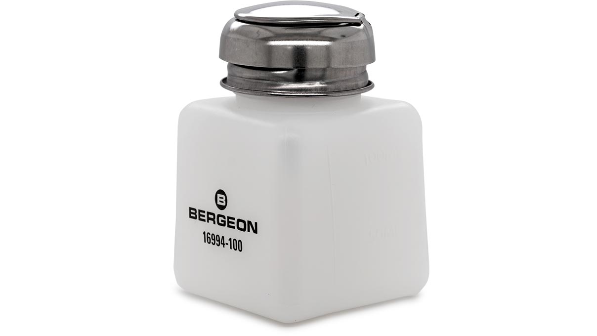 Bergeon 16994-100 Distributeur à benzine, avec fermeture à valve, 100 ml