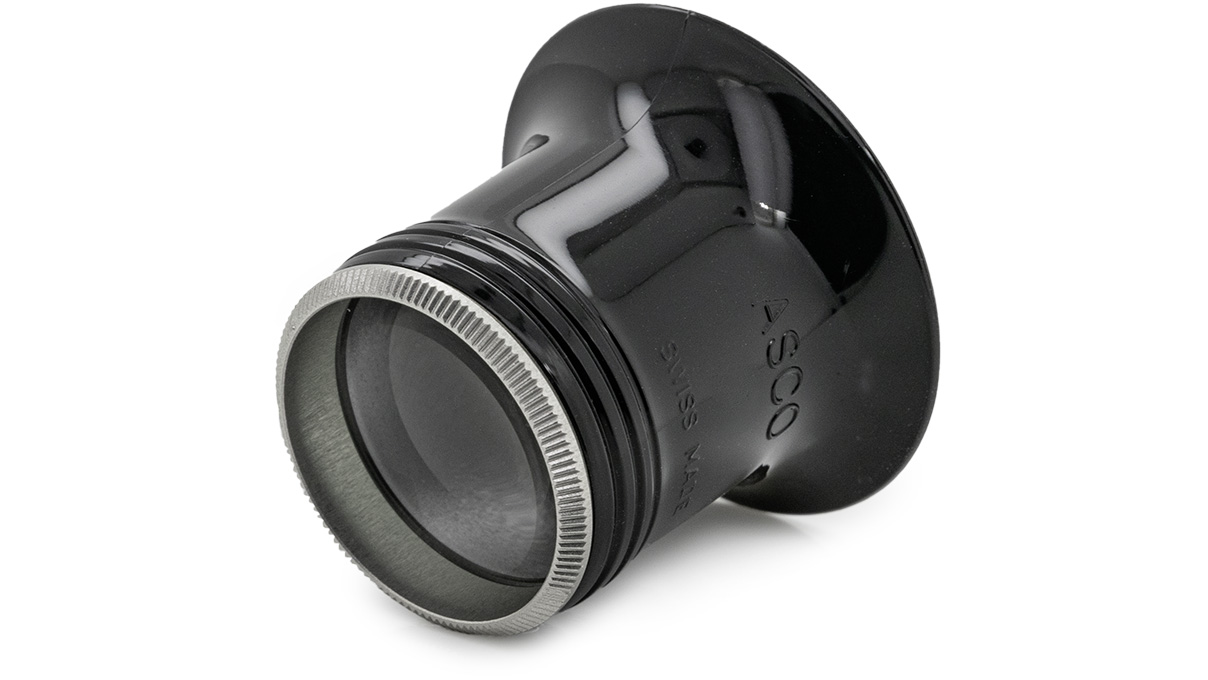 Asco Loupe d'horloger type H, Élargissement 3x, Noir