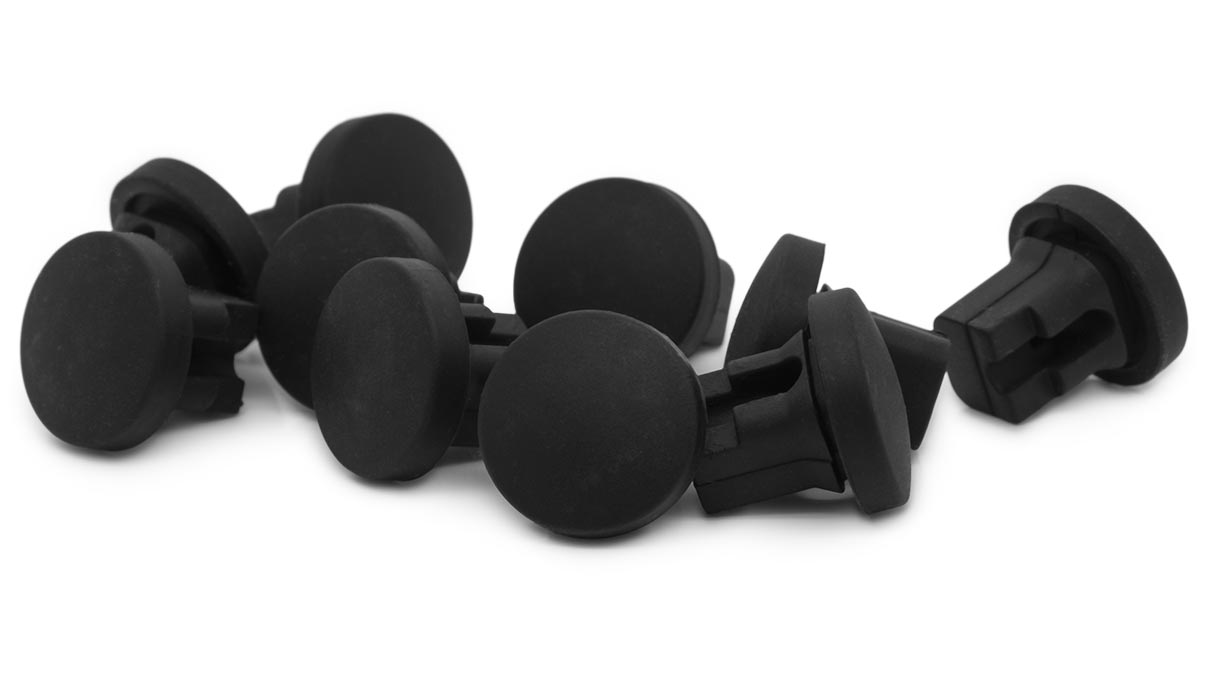 Kit de fixation en silicone pour cloisons Elma, 10 pièces