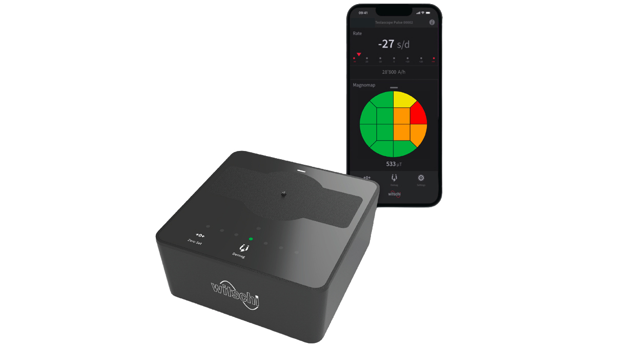 Witschi Teslascope Pulse zur Magnetfeldmessung und Entmagnetisierung