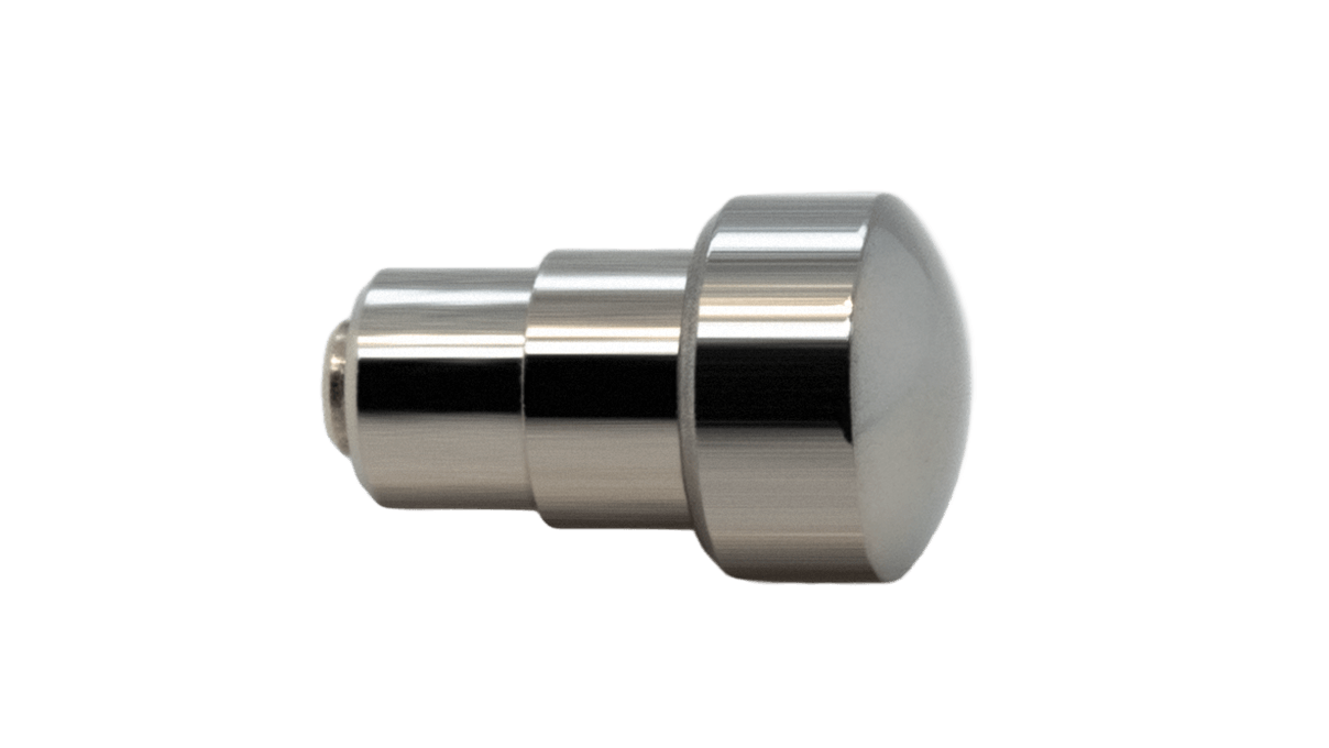 Poussoirs étanches P20 pour des chronographes pour presser, tête Ø 4,0 mm, tube Ø 2,5 mm, coup de bouton 1,8 mm, acier Inox