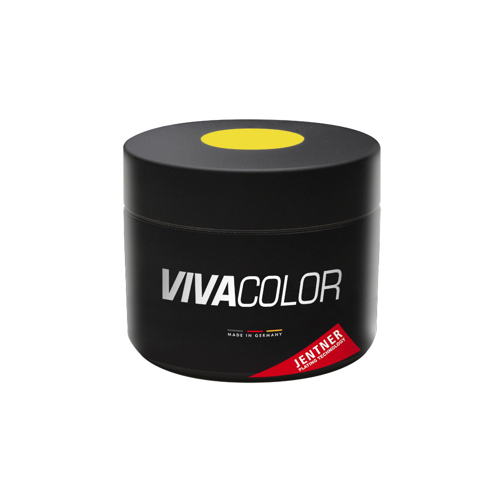 Vivacolor Pure Yellow, 10 g, résine acrylique photopolymérisable pour le revêtement décoratif de surfaces
