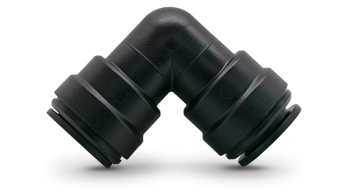 Connecteur angulaire 90° pour extérieur Ø 15 mm