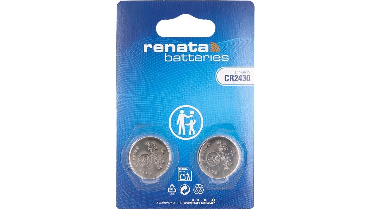Renata CR 2430 lithium, lot de 2