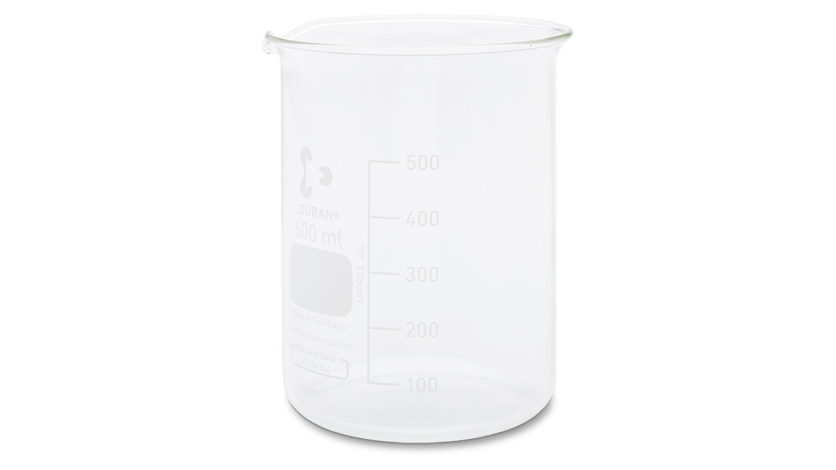 Elma verres de nettoyage avec couvercle, 600 ml