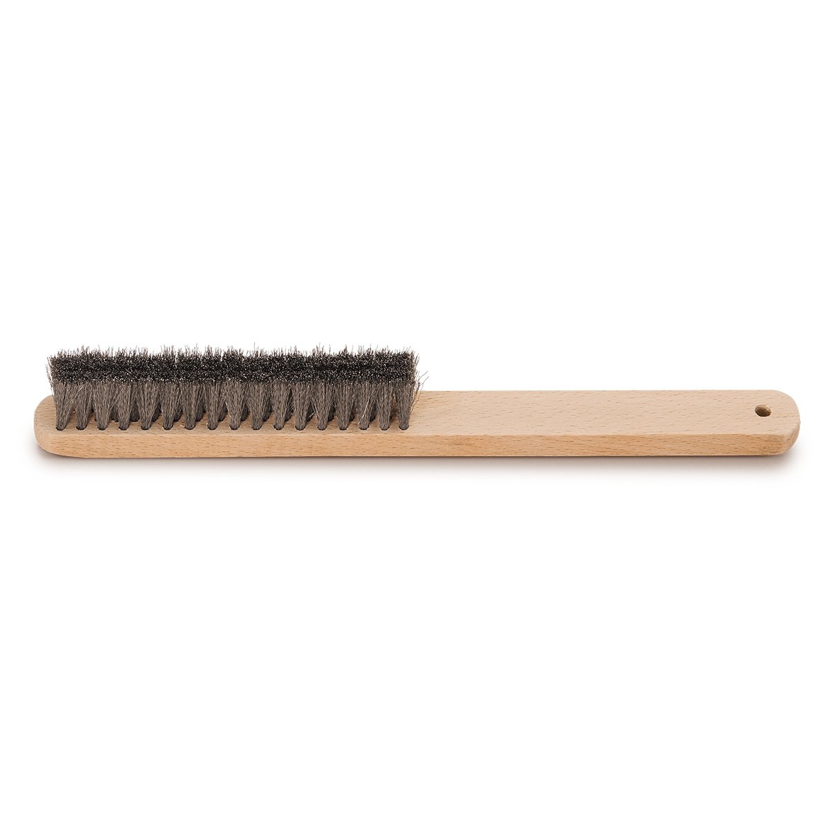 Brosse à main en acier, 4 ranges, Ø 0,10 mm